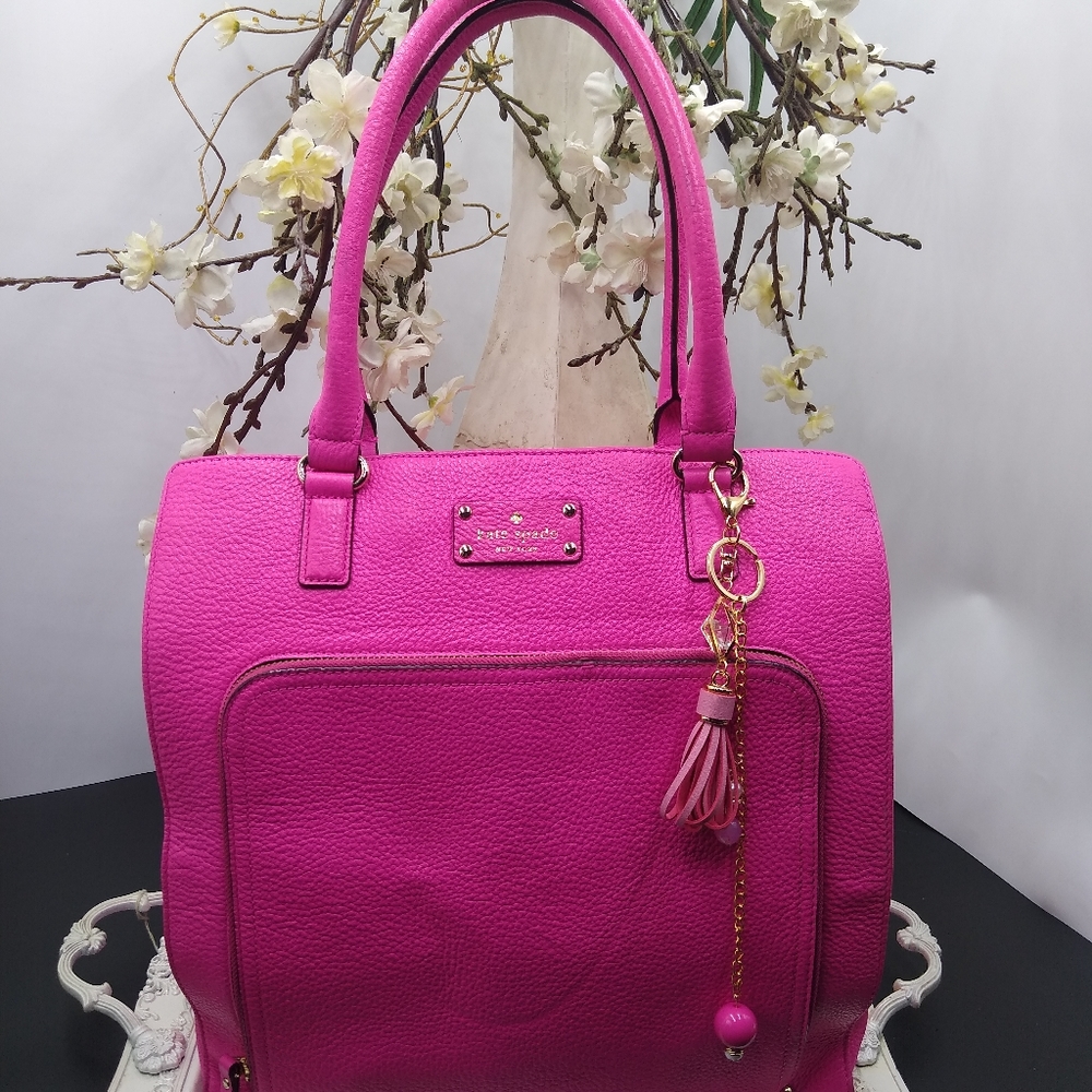 Kate Spade Hot Pink Leather Excellent Condition